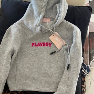 New Playboy hoodie jacket. Tailored look